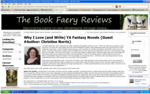 Christine Norris @ The Book Faery Reviews