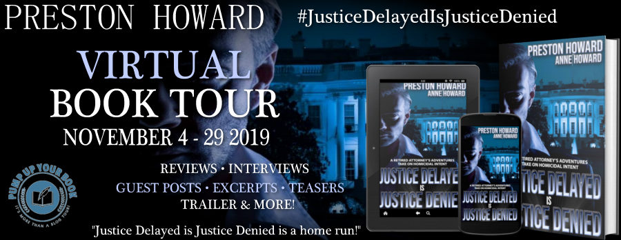 Pump Up Your Book Presents Justice Delayed is Justice Denied Virtual