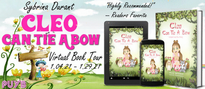 Cleo Can Tie A Bow banner anim